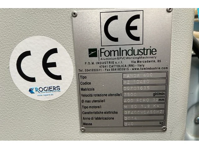 Zaagmachine fom industrie - afbeelding 7 van  17
