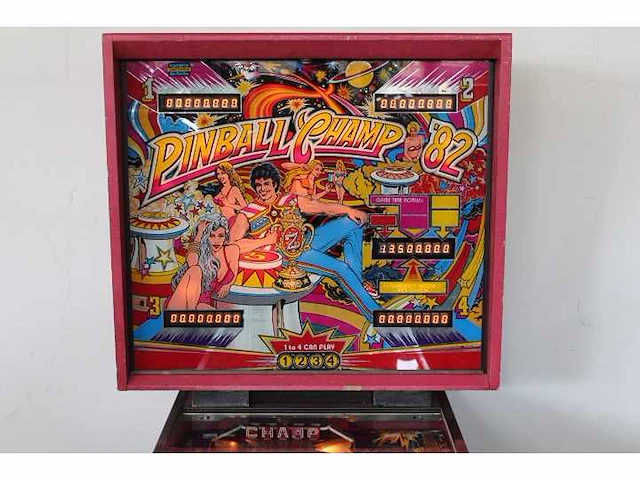 Zaccaria - pinball champ 82 - flipperkast - afbeelding 1 van  7