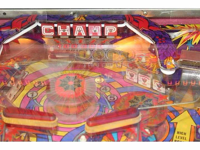 Zaccaria - pinball champ 82 - flipperkast - afbeelding 6 van  7