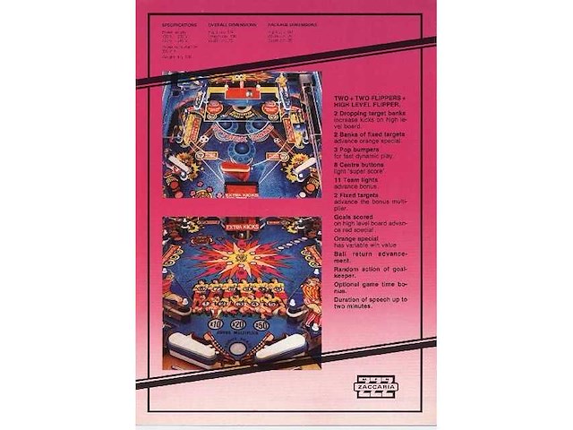 Zaccaria - soccer kings - flipperkast - afbeelding 11 van  11