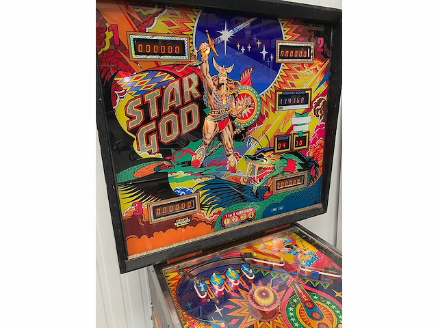 Zaccaria - star god - flipperkast - afbeelding 8 van  8