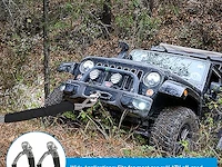Zachte trekschakels zwart 4x4 - afbeelding 2 van  5
