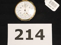 Zakhorloge geneve vv km aanduiding, verguld - afbeelding 1 van  6