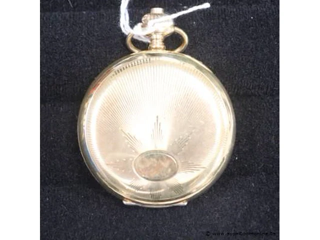 Zakhorloge geneve vv km aanduiding, verguld - afbeelding 3 van  6