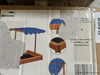 Zandbak, vv. verstelbaar dak - afbeelding 2 van  2