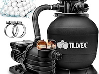 Zandfiltersysteem 10 m³/u + 800g filterballen - afbeelding 1 van  9