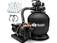 Zandfiltersysteem 10 m³/u + 800g filterballen - afbeelding 2 van  9