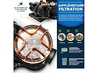 Zandfiltersysteem 10 m³/u + 800g filterballen - afbeelding 6 van  9