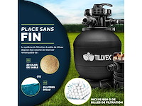 Zandfiltersysteem 10 m³/u + 800g filterballen - afbeelding 4 van  9