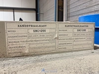 Zandstraalcabine hbm - afbeelding 5 van  7