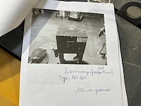 Zandstraalinstallatie compleet met compressor, ketel, ontvochtiger, slangen, straalslang en helm. - afbeelding 26 van  42