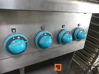 Zanussi 4-pits rvs gasfornuis - afbeelding 3 van  6