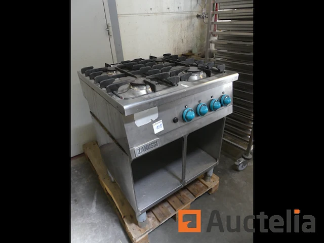 Zanussi 4-pits rvs gasfornuis - afbeelding 4 van  6
