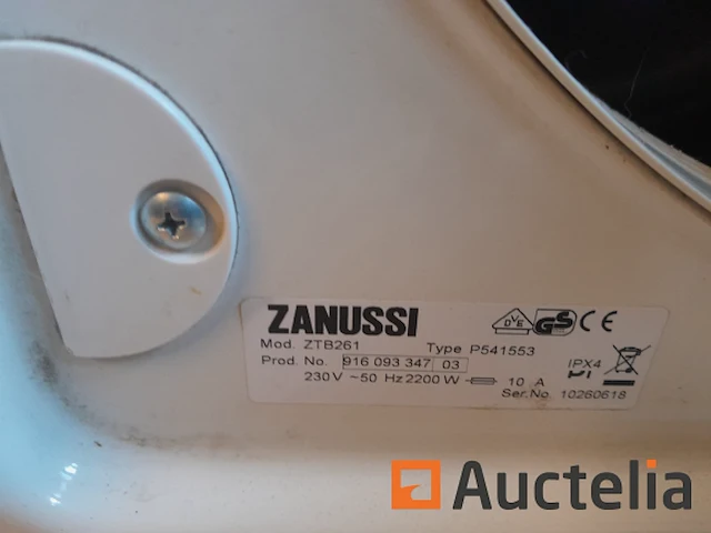Zanussi autosense ztb261 wasdroger - afbeelding 10 van  10
