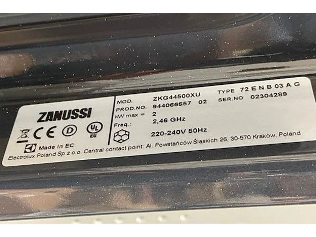 Zanussi inbouw microgolfoven - afbeelding 6 van  6