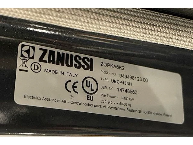 Zanussi inbouw oven - afbeelding 6 van  7