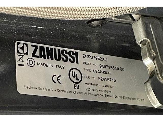 Zanussi inbouwoven - afbeelding 7 van  7