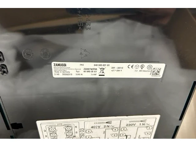 Zanussi inductie kookplaat - afbeelding 3 van  4