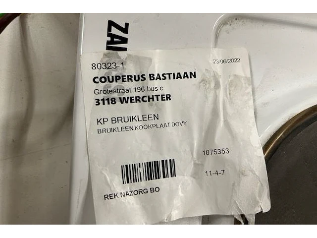 Zanussi kookplaat - afbeelding 5 van  5