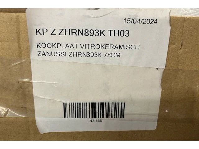 Zanussi kookplaat - afbeelding 6 van  6