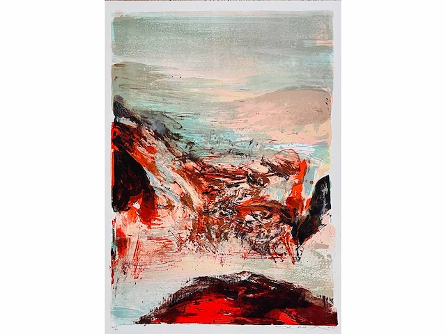 Zao wou ki - kleurenets - afbeelding 2 van  7