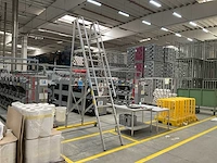 Zarges semi-mobiele aluminium magazijntrap