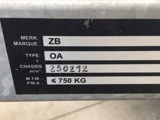Zb oa aanhangwagen - afbeelding 4 van  12