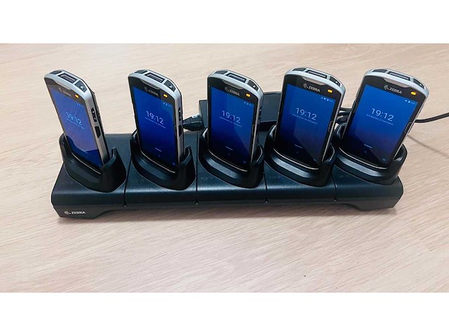 Zebra - tc51-serie mobiele computer - printer & scanner (5x) - afbeelding 1 van  3