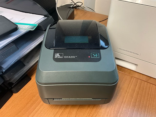 Zebra gk420t labelprinter - afbeelding 1 van  3