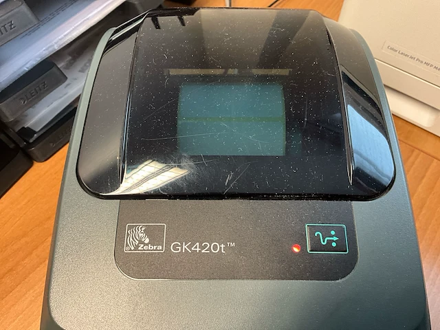 Zebra gk420t labelprinter - afbeelding 3 van  3