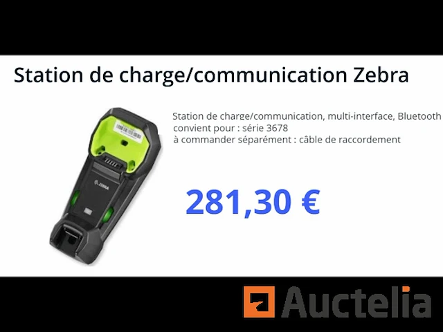 Zebra standaard communicatie oplaadstation stb3678 - afbeelding 1 van  1