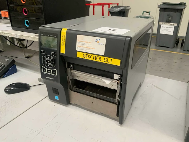 Zebra zt420 thermische labelprinter - afbeelding 1 van  5