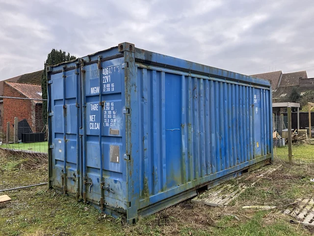 Zeecontainer 6 meter - afbeelding 1 van  11