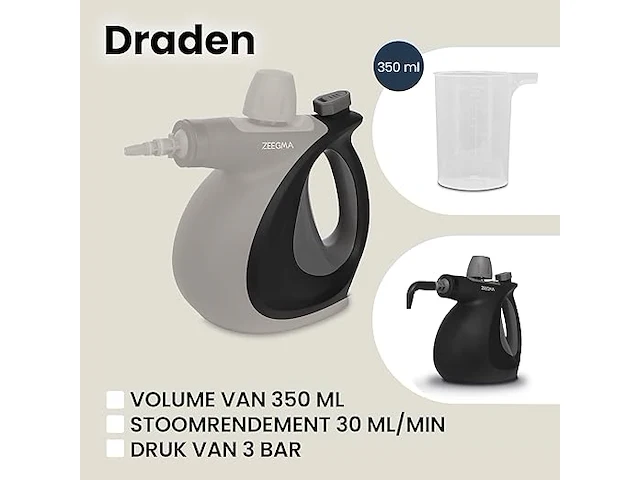 Zeegma stoomreiniger - afbeelding 2 van  8