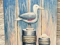 Zeemeeuw h:60x50cm - afbeelding 1 van  1