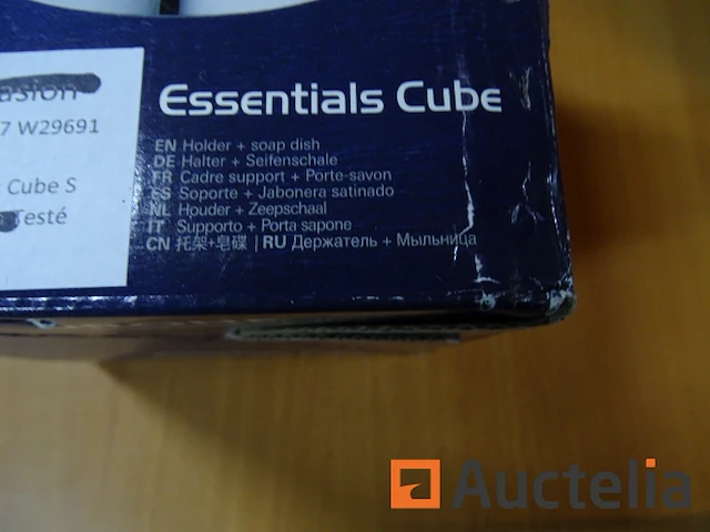 Zeepbakje met grohe stand 40754001 essentials cube - afbeelding 2 van  3