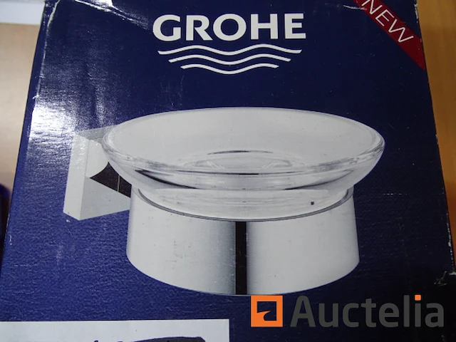 Zeepbakje met grohe stand 40754001 essentials cube - afbeelding 3 van  3