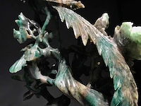 Zeer gedetailleerd delicaat chinese sculptuur van vogels en bloemen - afbeelding 2 van  39