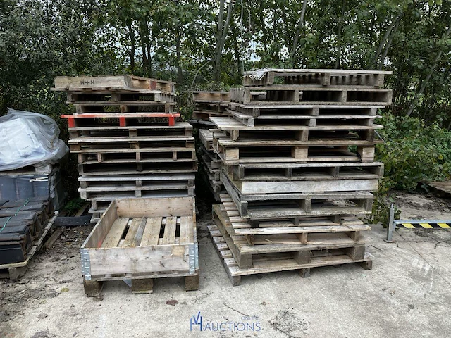 Zeer grote partij palleten bestaande uit plm 420 europalleten - afbeelding 2 van  16