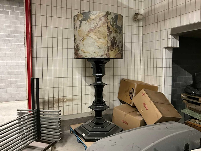 Zeer grote xxl 2,5m staande lamp rotorgroup - afbeelding 2 van  7