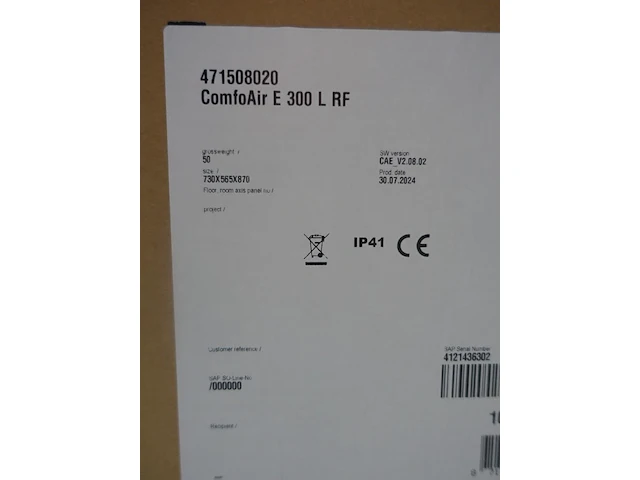 Zehnder comfoaire - afbeelding 2 van  2
