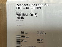Zehnder fina lean bar fife-130-050f radiator - afbeelding 2 van  3