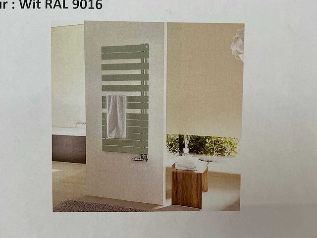 Zehnder roda asym handdoekradiator (2x) - afbeelding 1 van  3