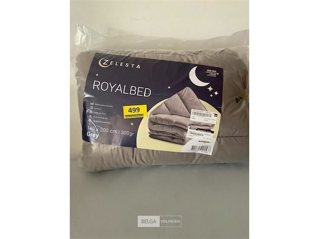 Zelaste dekbed grey 140x200 - afbeelding 1 van  3