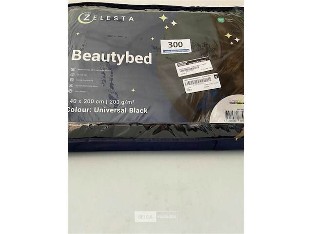 Zelesta beautybed 140 x 200 200 gr universal black - afbeelding 1 van  3