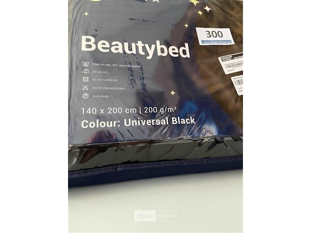 Zelesta beautybed 140 x 200 200 gr universal black - afbeelding 3 van  3