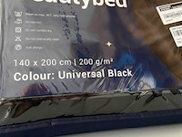 Zelesta beautybed 140 x 200 200 gr universal black - afbeelding 3 van  3