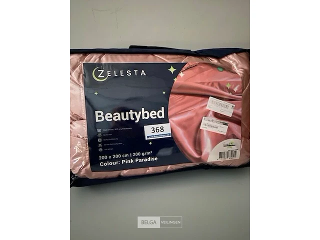 Zelesta beautybed 200 x 200 200 gr pink paradise - afbeelding 2 van  3