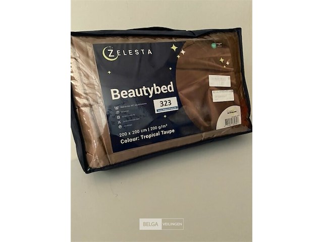 Zelesta beautybed 200 x 200 200 gr tropical taupe - afbeelding 1 van  3