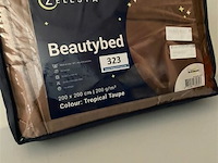 Zelesta beautybed 200 x 200 200 gr tropical taupe - afbeelding 2 van  3